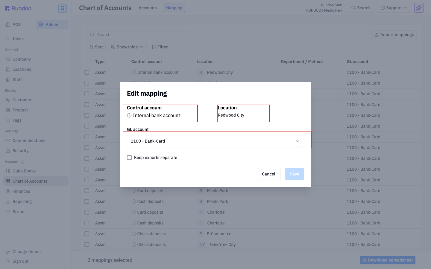 account-mapping screenshot 3