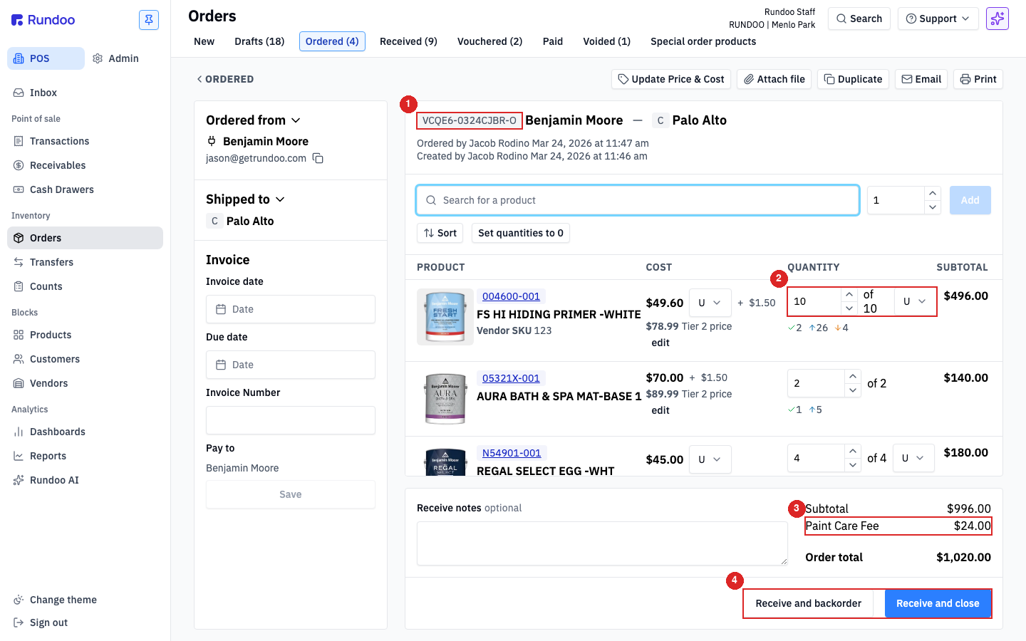 benjamin-moore-orders screenshot 3