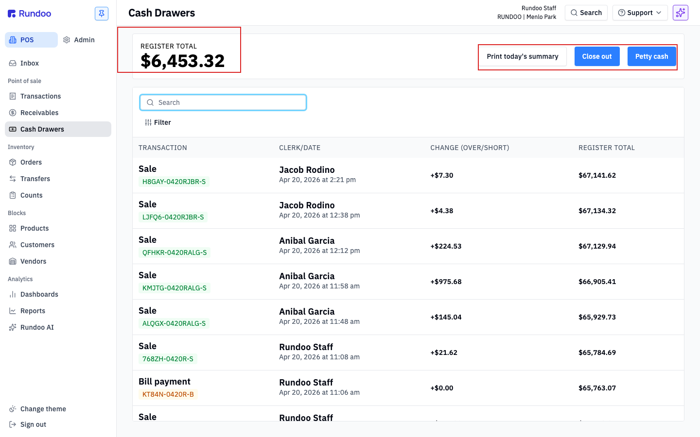cash-drawer screenshot 1