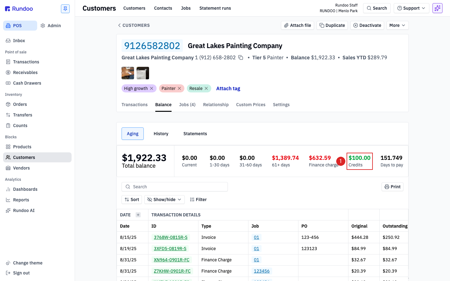 customer-credits screenshot 1