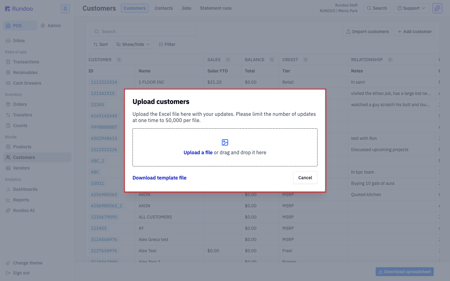 customer-imports screenshot 3