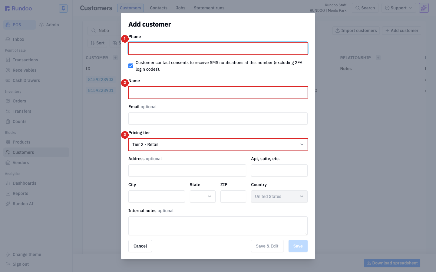customers screenshot 2