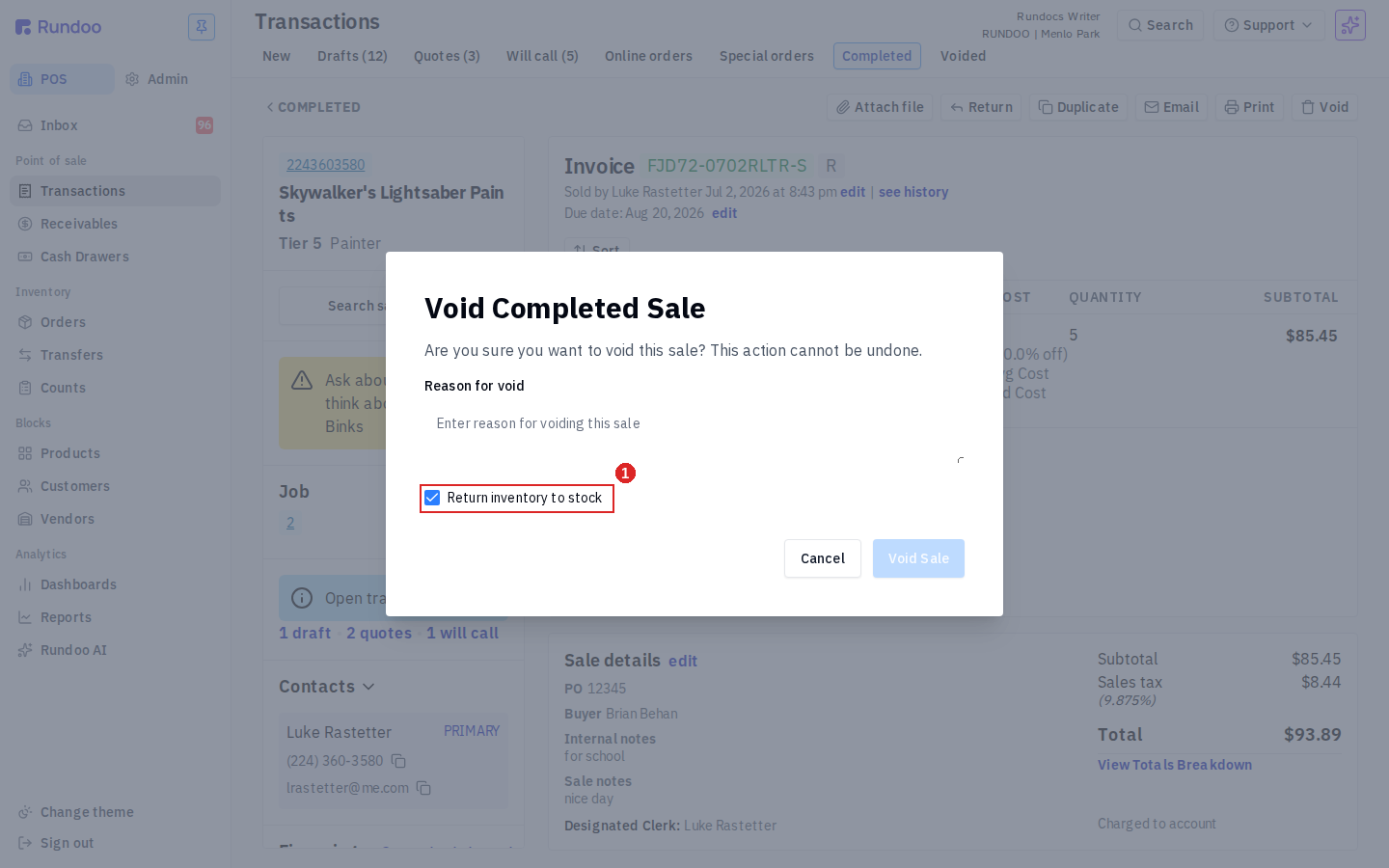 delete-void-or-deactivate screenshot 1
