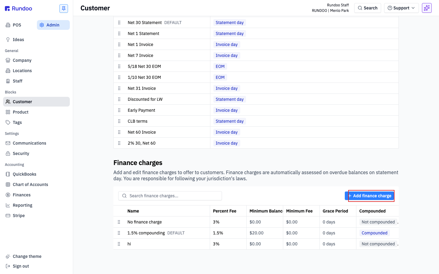finance-charges screenshot 1