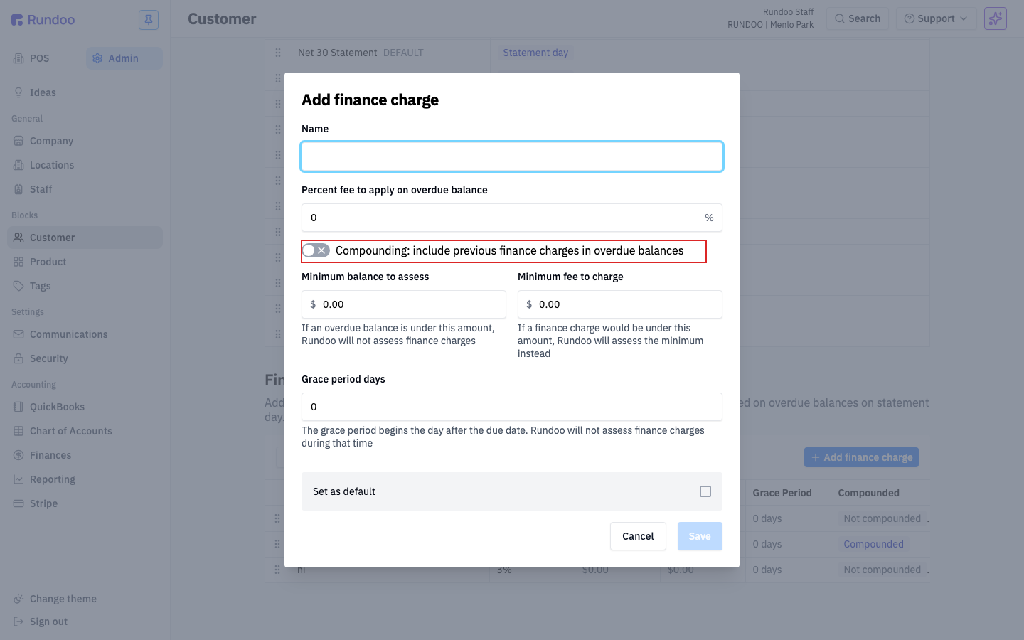 finance-charges screenshot 2