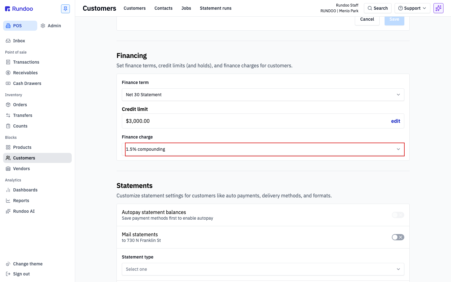 finance-charges screenshot 4