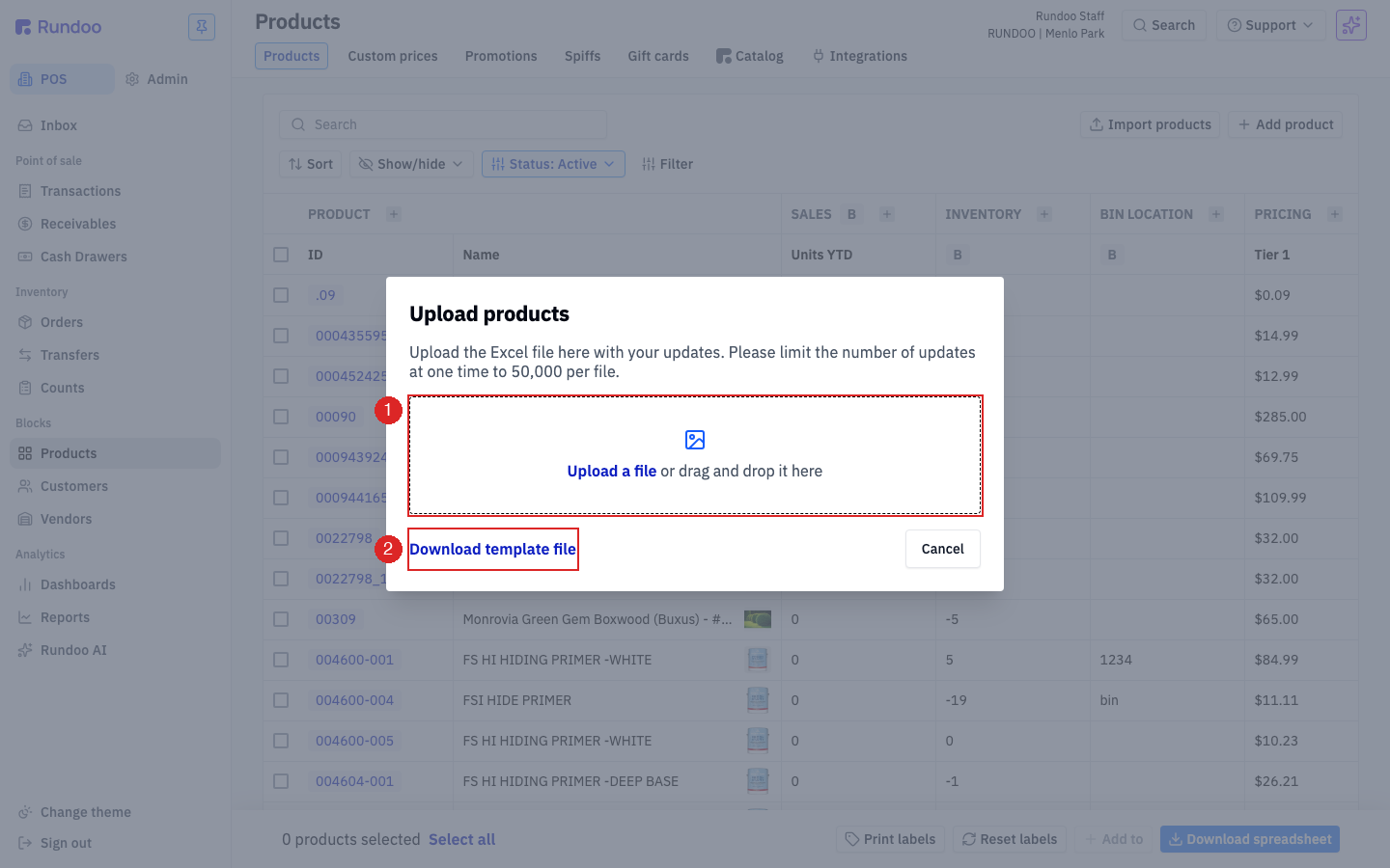product-imports screenshot 2