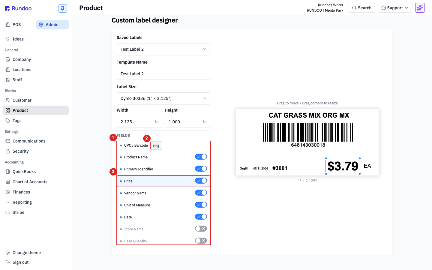 product-labels screenshot 5