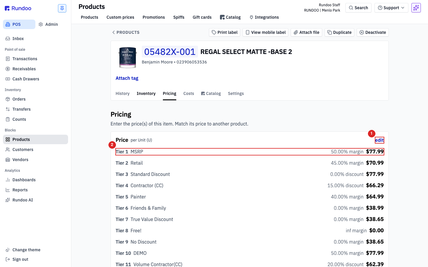 product-prices screenshot 1