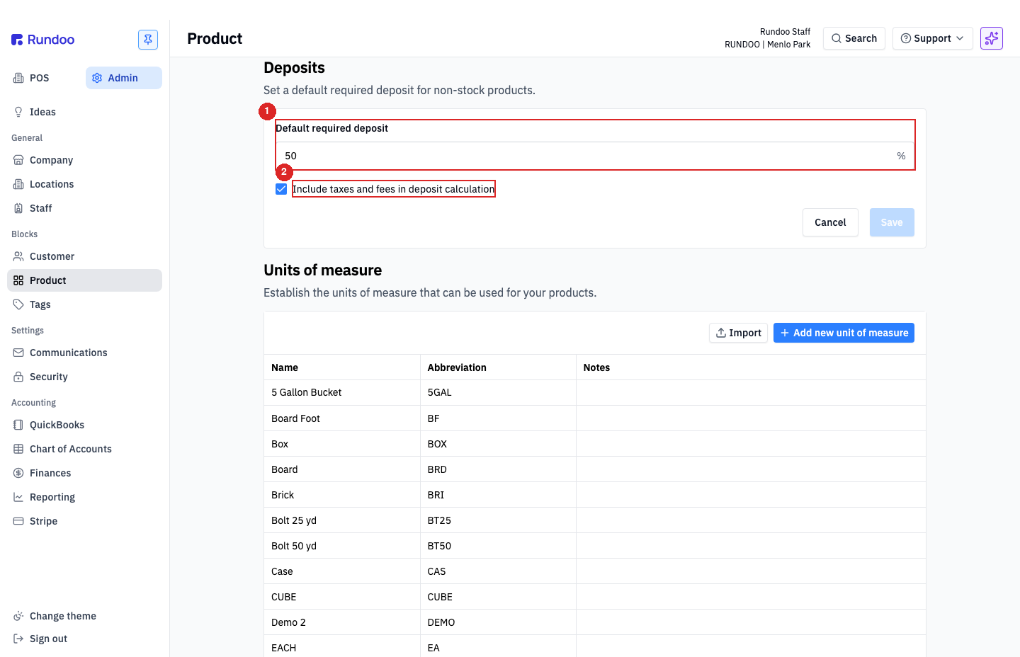 product-settings screenshot 2