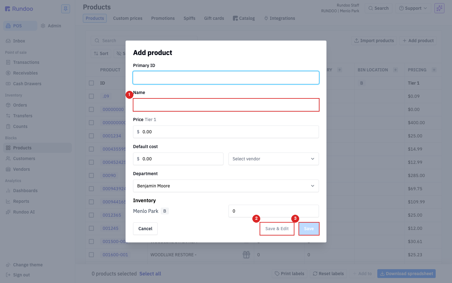 products screenshot 2
