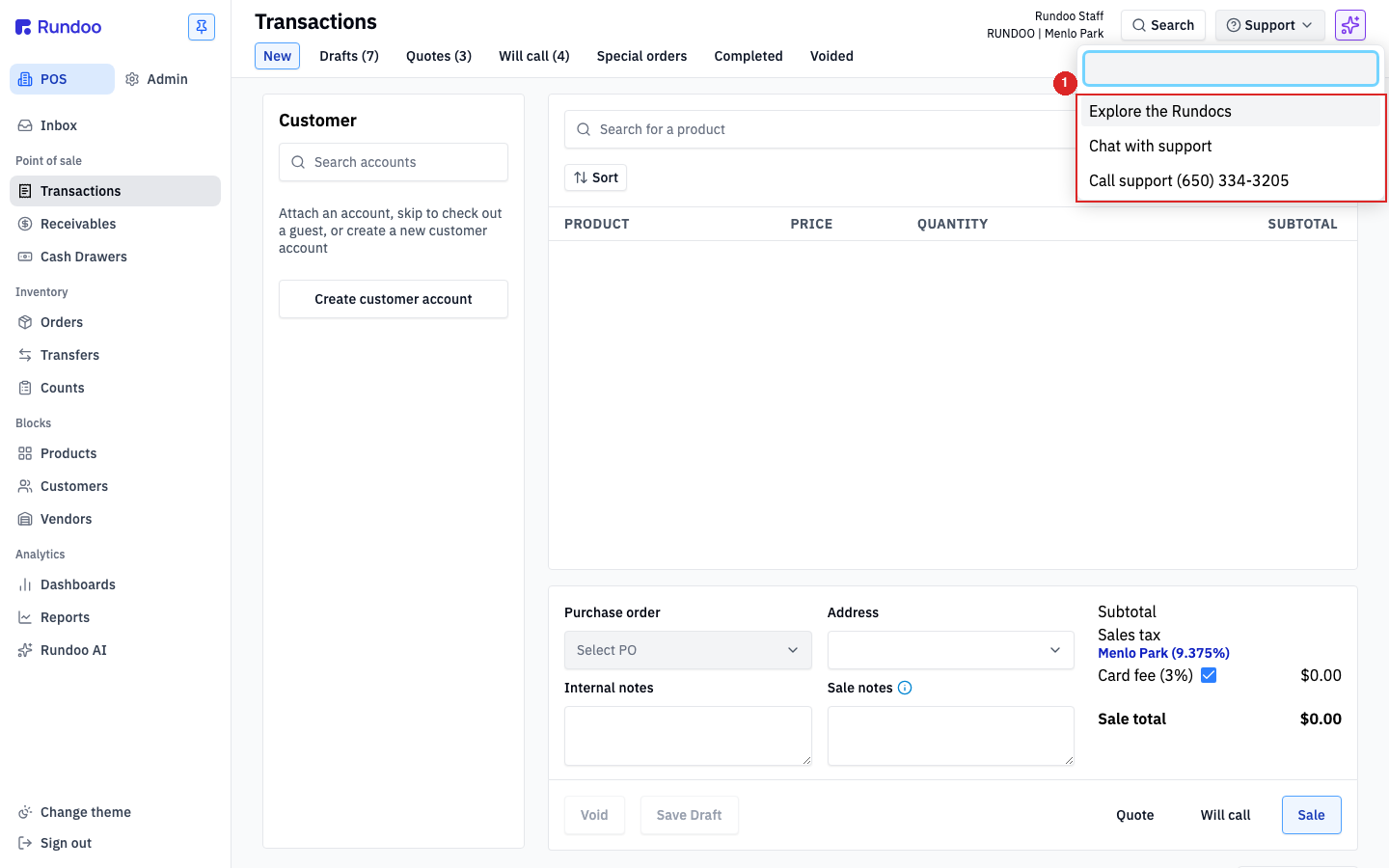 rundoo-support screenshot 2