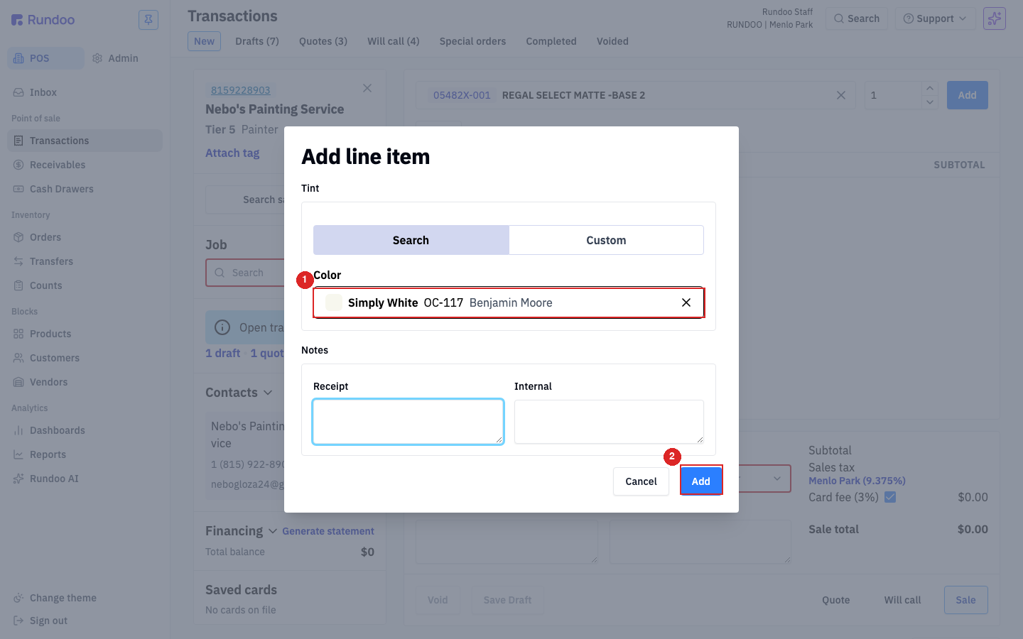 sales screenshot 2