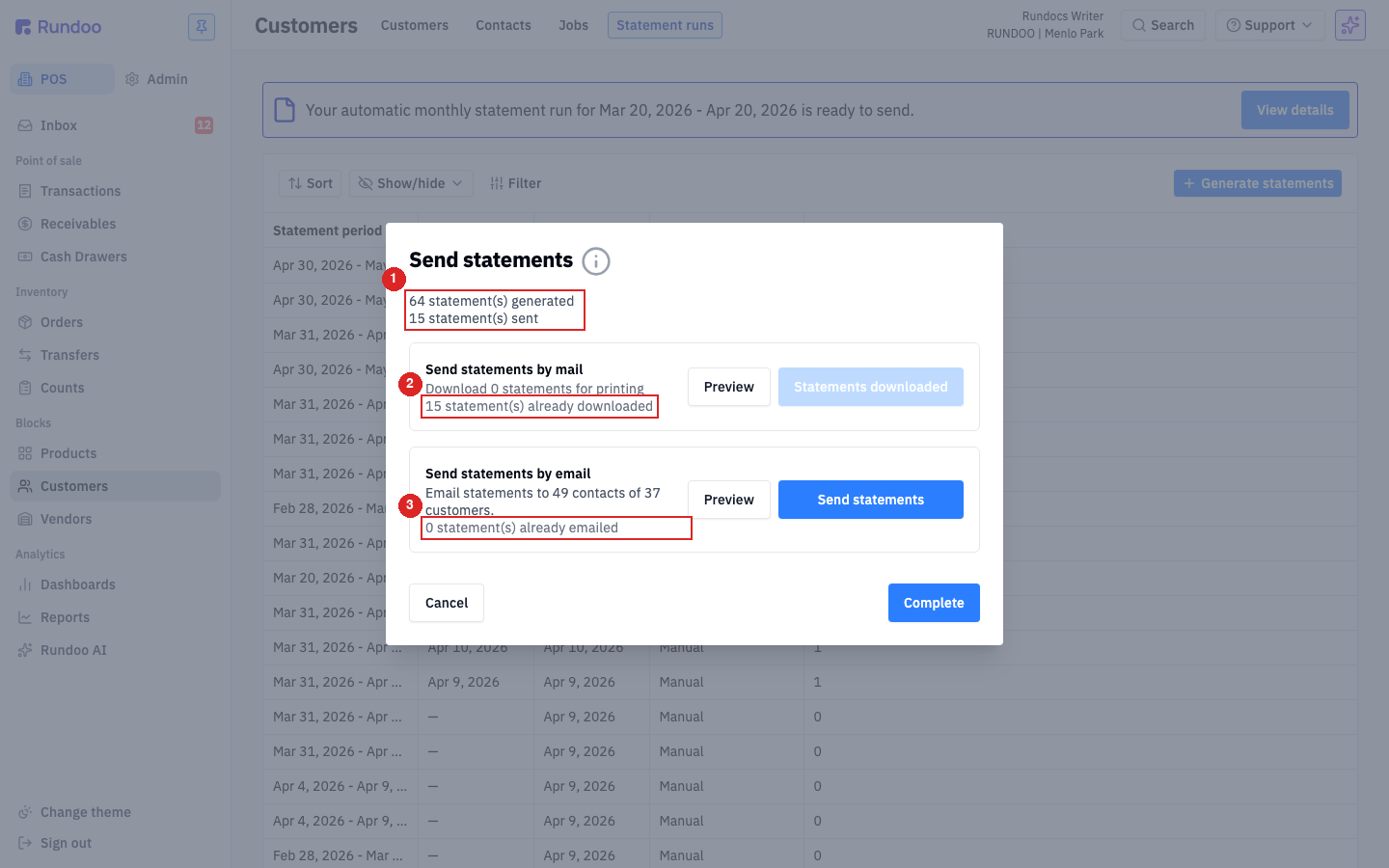 statements screenshot 4