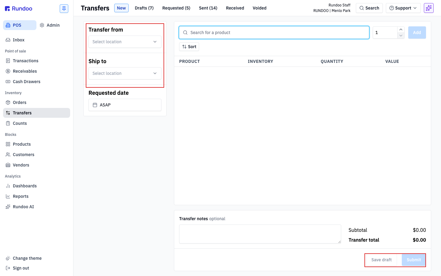 transfers screenshot 2
