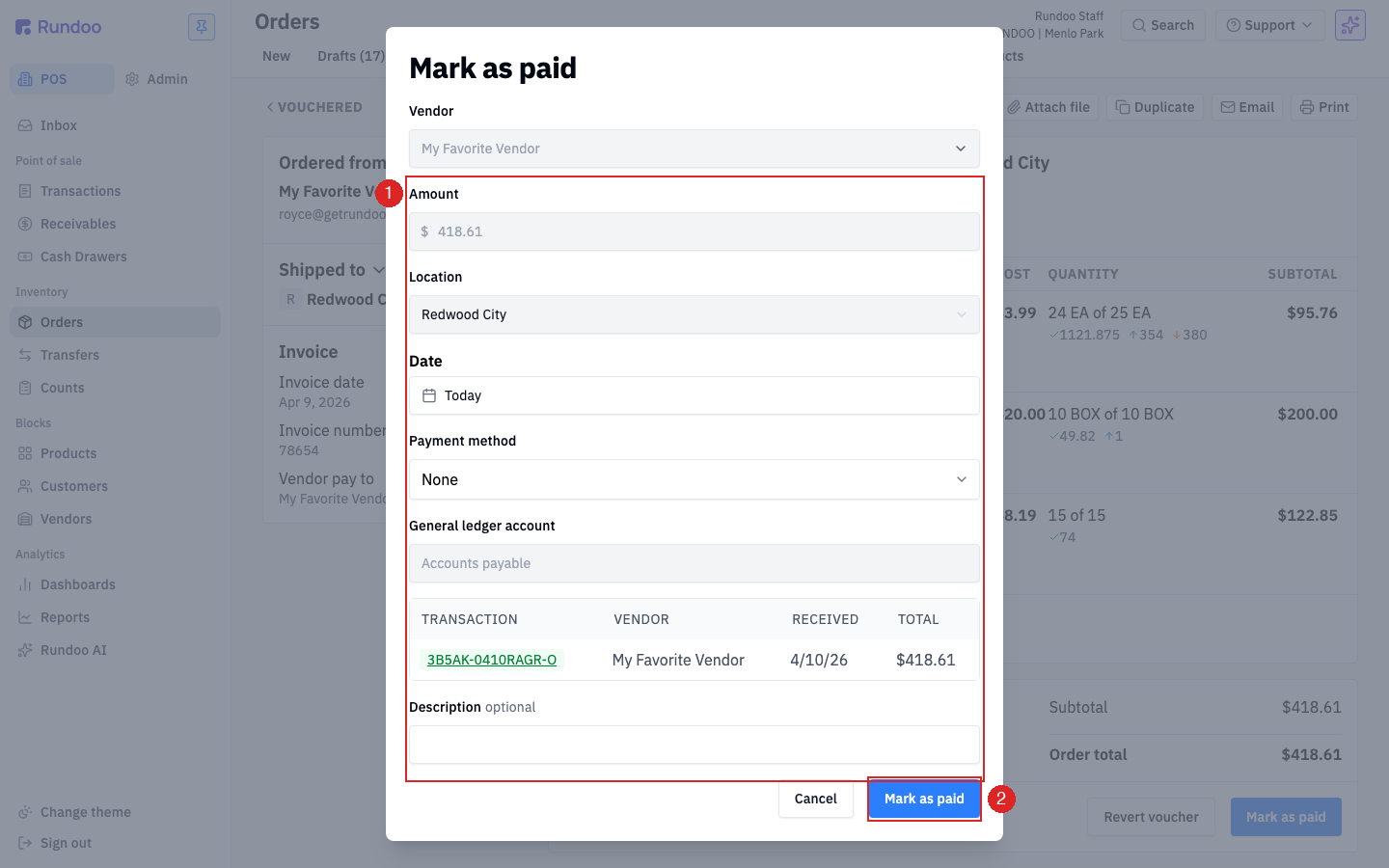 vendor-invoices screenshot 4